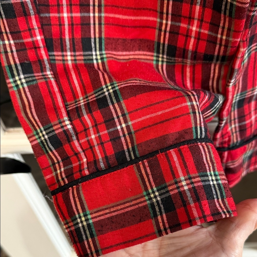CREW CUTS 2 Pc. Red Flannel Plaid  Pajamas Size Small (6/7) - Picture 7 of 10